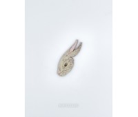 Брошь Профиль зайца